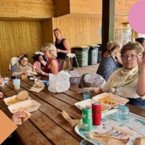 Pause repas sortie zoo
