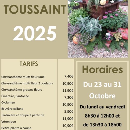 tarifs automne a4 2025 affiche page 0001