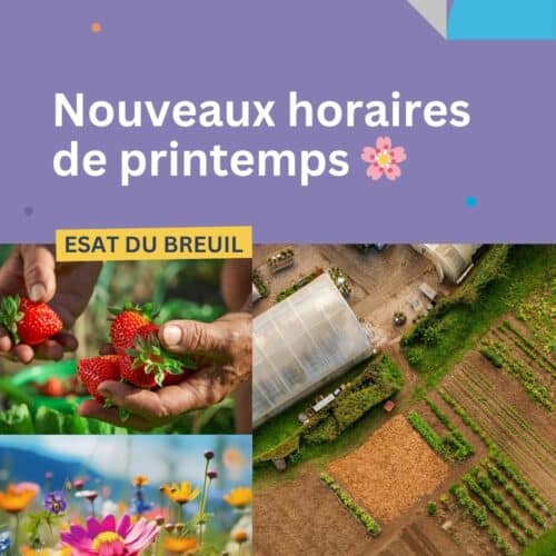 horaires ouverture printemps